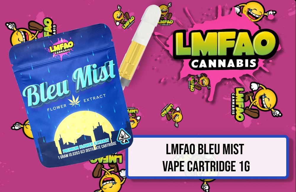 LMFAO Bleu Mist  Vape Cartridge 1G